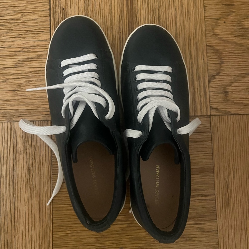Stuart Weitzman New Leather Sneakers